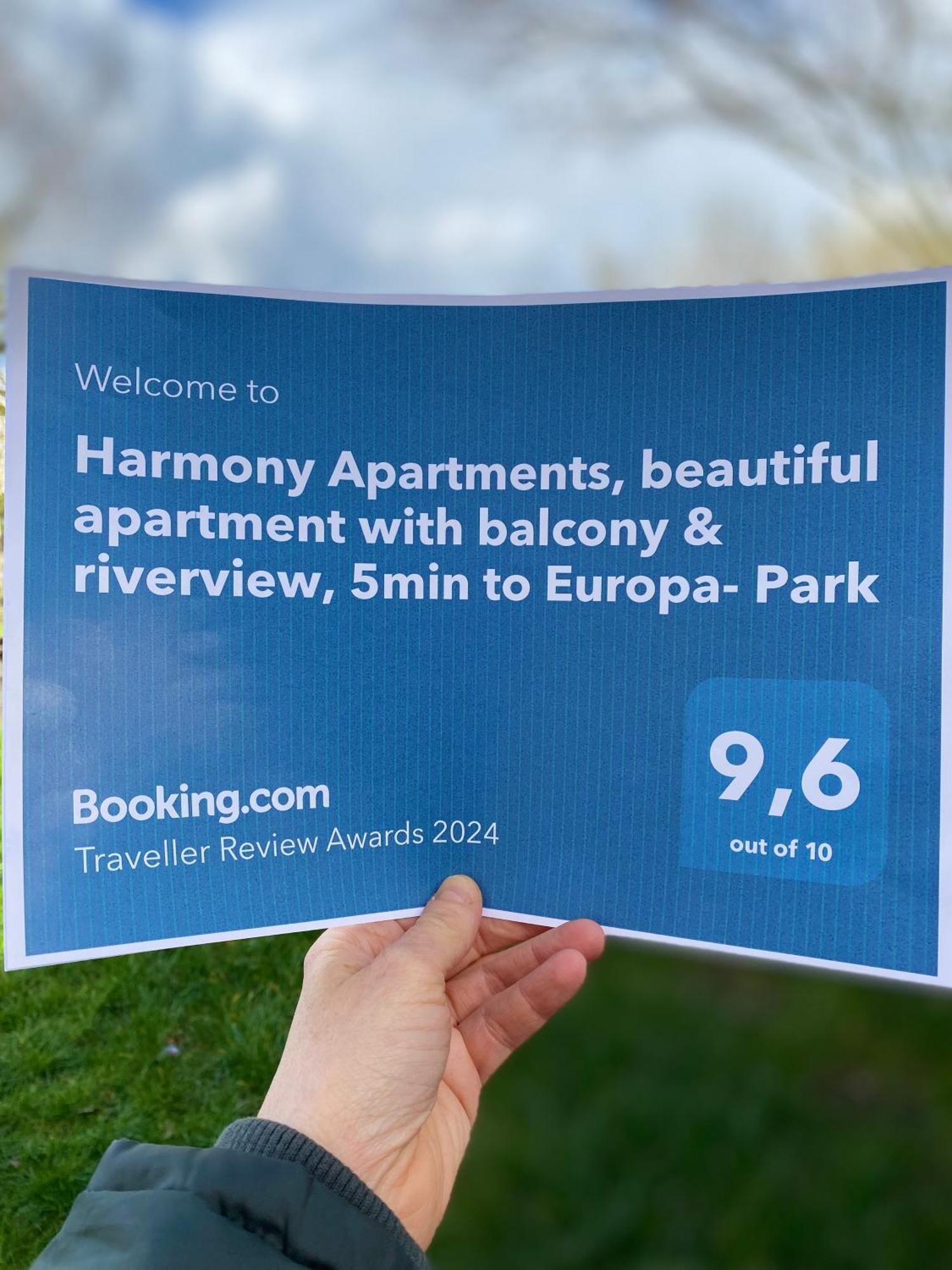 Harmony Apartment, Your Holiday Home In Rust With Balcony & River-View, 5Min To Europa-Park מראה חיצוני תמונה